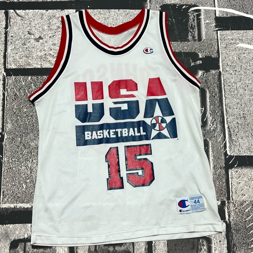 Vintage USA dream team magic Johnson champion jersey